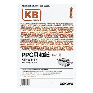 RN^PPCpa 60g B5 100 iKB-W115Wj@AE_CNg[Ej[EevOȂ KOKUYO