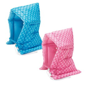 【全2色】ナカバヤシ／防災ずきん チェック柄 笛付き 緊急時の為の名札付 (BZ-102) Nakabayashi