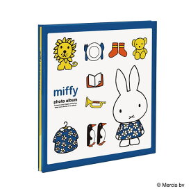 ナカバヤシ／フヤスアルバム Lサイズ 白フリー台紙10枚 ミッフィー (A-LF-1005) フォトアルバム miffy Nakabayashi