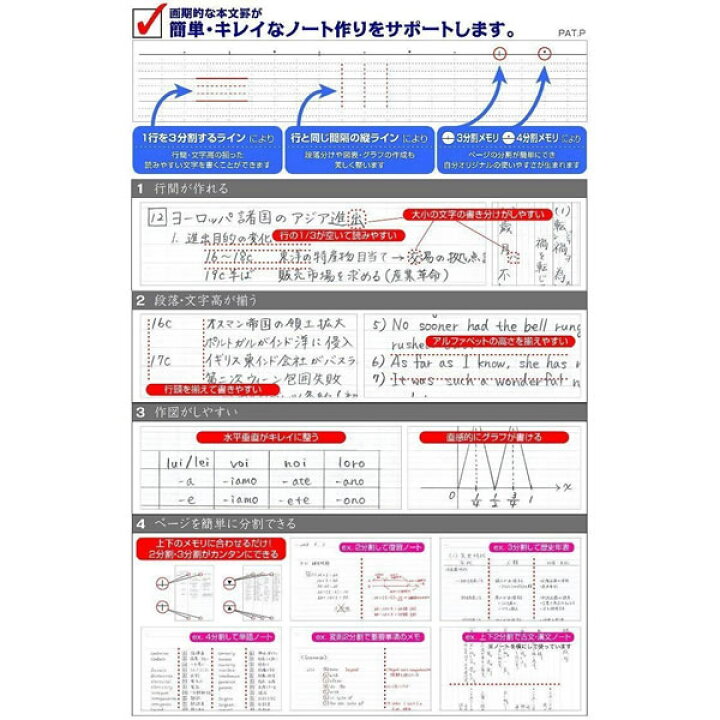 ナカバヤシ/スイング・ロジカルノート B5 クラシック A罫 5冊パック (ノ-B507A-5P) 定番ノートタイプのデザイン Nakabayashi ぶんぐる ナカバヤシ ロジカルノート B5 A罫 5冊パック クラシック ノ-B507A-5P