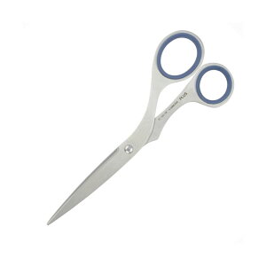 【はさみ】プラス/ツイストリング・ステンレス鋏<エクストラ>(SC-165TR・34-920)ブルー 長さ165mm 刃渡り72mm 長い直線が切りやすい刃渡りが長い大型タイプ