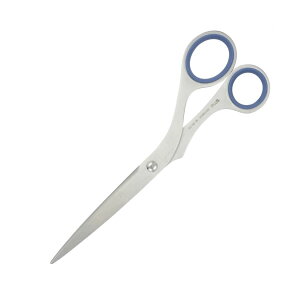 【はさみ】プラス/ツイストリング・ステンレス鋏<エクストラ>(SC-185TR・34-925)ブルー 長さ185mm 刃渡り85mm 長い直線が切りやすい刃渡りが長い大型タイプ