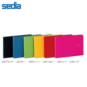 【全6色】セキセイ/ハーパーハウス レミニッセンス ミニポケットアルバム 2Lサイズ 40枚 (XP-40G) sedia 写真が映える黒ベースのポケットを使用。