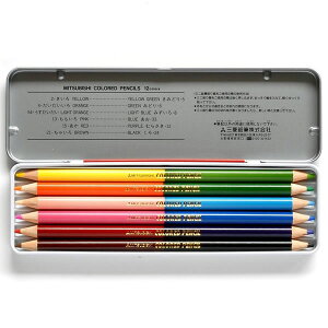 �y6�{12�F�Z�b�g�z�O�H���M�^�F���M 512 12C �X�^���_�[�h (K51212C) �F�Ⴂ�̐c��1�{�̉��M�ɂȂ����c�C���^�C�v�̐F���M�ł��B MITSUBISHI PENCIL