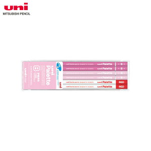 【硬度:B/2B】三菱鉛筆/ユニパレット ユニスター かきかたえんぴつ 6角・1ダース(パステルピンク+赤鉛筆)US1051/US1052 MITSUBISHI PENCIL