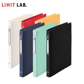 【全6色・A4-S・10ポケット】LIHIT LAB.（リヒトラブ）／noie-style クリヤーブック交換式（N-7682）丈夫な厚口ポケット リング式ファイル