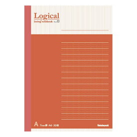 【A6】ナカバヤシ／スイング・ロジカルノート　A6　A罫　50枚　ピンク (COC-ノ-A601A) 文章を美しく見せるなら「ロジカルノート」 Nakabayashi