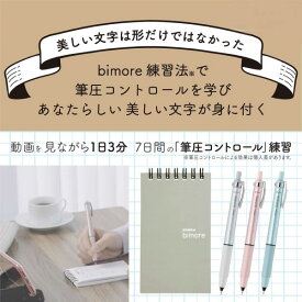 【全3色】ゼブラ／bimore（ビモア）ボールペン+練習帳セット（SE-JJ114）美しい文字が身につけられる「ビモア」　ZEBRA
