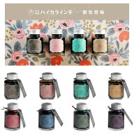 【全8色・色番号60〜67】寺西／ギター 大正浪漫 ハイカラインキ（TRH-40ML-T）日本製の万年筆インキ　水…