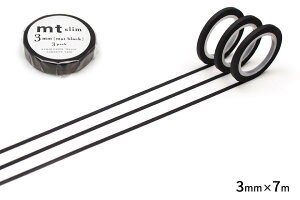�J������H�� �^ �}�X�L���O�e�[�v mt slim 3mm �}�b�g�u���b�N(3mm×7m)�@3���Z�b�g