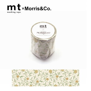 �J������H�� �^ �}�X�L���O�e�[�v�@mt×Morris&Co. Scroll and Flower�iMTWILL29�j�@��50mm ×����7m