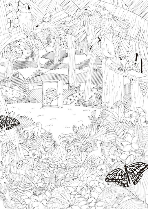 お得 ドラえもん Doraemon ぬりえセレクション 290 2140 01 Materialworldblog Com