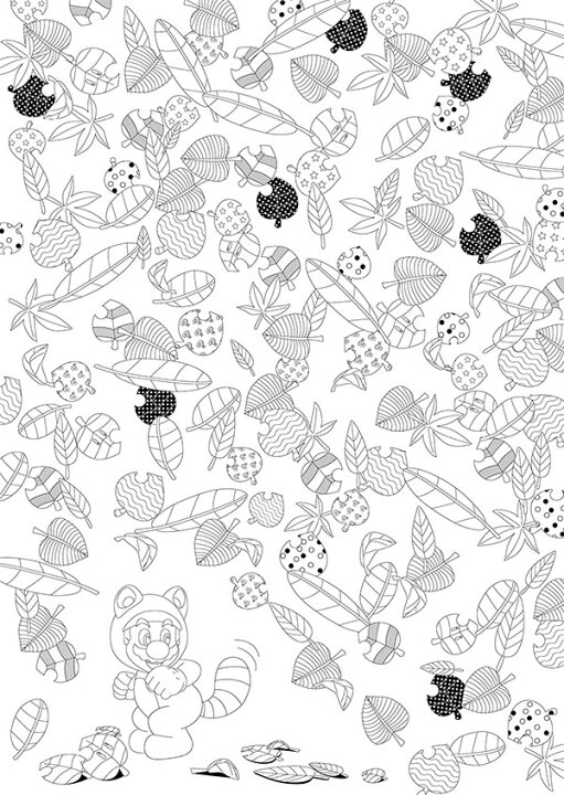 スーパーマリオブラザーズsupermarioぬりえセレクション プレミアムキャラ塗り絵 290 6440 01 爆買い 290 6440 01