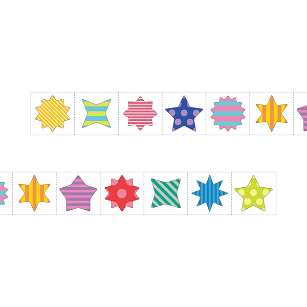 ミドリ Chotto ロールシール 星柄 メタリック (82393006) ちょっとしたラッピングを彩るロール状のシール midori　デザインフィル  | ぶんぐる