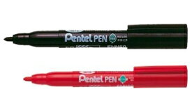 ぺんてる／ぺんてるペン丸芯・中字 (ENN50) アルコール系油性インキを使用★人にやさしいペンです★ Pentel