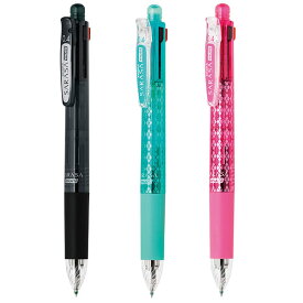 【全3色】0.4mm ゼブラ／サラサマルチ 0.4（J4SAS11）ボール径0.4mm 4色ジェルボールペン＋シャープ0.5mm　多機能ペン・複合筆記具／ZEBRA