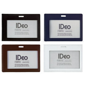 コクヨ 牛革製ネームカードケース「IDeo HUBSTYLE」名刺・IDカード用／ヨコ（NM-CK195）ショップなどでの使用にも最適な本革製 KOKUYO