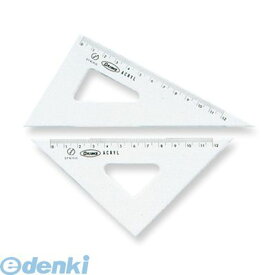 【スーパーSALEサーチ】共栄プラスチック A-520 メタクリル三角定規【目盛付】 15cm A520