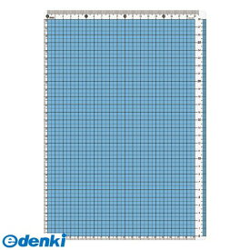 共栄プラスチック CPK-A4-B カラー方眼下敷 A4判ブルー【1枚】 CPKA4B