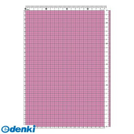 共栄プラスチック CPK-A4-P カラー方眼下敷 A4判ピンク【1枚】 CPKA4P