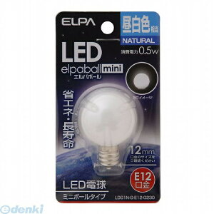 �����d�� ELPA LDG1N-G-E12-G230 LED�f���L���EG30�K�^E12 LDG1NGE12G230 LED�����d�� LED�d�� �~�j�{�[�����` �����F
