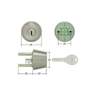 (LINEクーポン有)GOAL ゴール V-TX 34-30 11 扉厚34-47MM 取替用シリンダー VTX343011扉厚3447MM