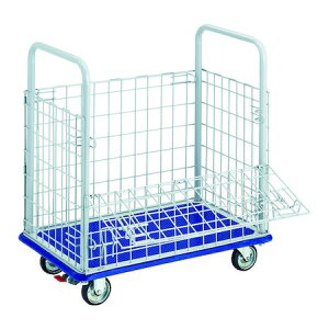 TRUSCO 107NS �v���X����� �h���L�[�J�[�g ���ԕt 740×480 �X�g�b�p�[�t tr-8688597 �X�g�b�p�[�t TRUSCO�h���L�[�J�[�g 868-8597 �ω׏d150kg �X�g�b�p�[�t��