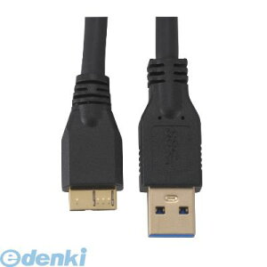 オーム電機 05-2053 マイクロUSB 3.0 2m 黒 PC-N2053 052053