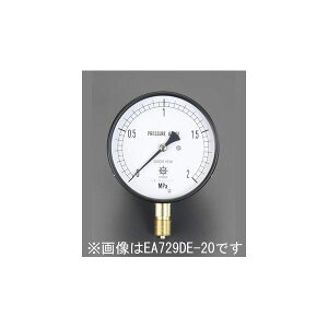 �y�l��z���s�z�y���[�݌ɕi�z�u�����v�G�X�R EA729DF-20 100mm0-2.0MPa���͌v ���� �Q�[�W EA729DF20�y�L�����Z���s�z