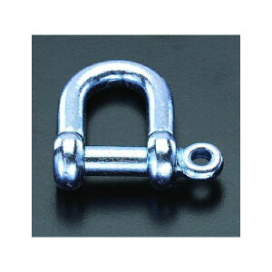 エスコ EA638CR-5 9mm 鉄ユニクロ シャックル EA638CR5【キャンセル不可】