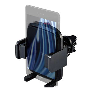 (LINE�N�[�|���L)�G���R�� ELECOM P-CARS12BK �X�}�z�p�ԍڃ����^�b�`�z���_�[ �G�A�R���N���b�v PCARS12BK