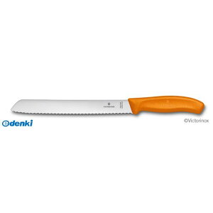 ビクトリノックス VICTORINOX #6.8636.21L9E ブレッドナイフオレンジ21cm#6.8636.21L9E【キャンセル不可】