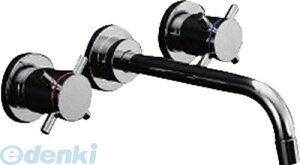 カクダイ 125-001 壁付2ハンドル混合栓 125001【キャンセル不可】