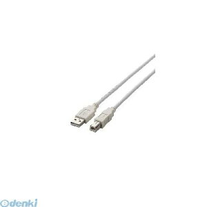 (LINE�N�[�|���L)�G���R�� ELECOM U2C-BN50WH USB2.0�P�[�u�� 5.0m���R�l�N�^���������� U2CBN50WH �z���C�g A-B�^�C�v �m�[�}�� �p�\�R�����Ӌ@�� TypeB