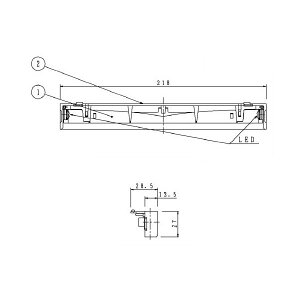 (LINE�N�[�|���L)�p�i�\�j�b�N�d�H FK91220 �h�ЏƖ����ޗU�����R���p�N�g�X�N�G�AB���pLED�����v FK91220 Panasonic ���t�p �R���p�N�g�X�N�G�A�p
