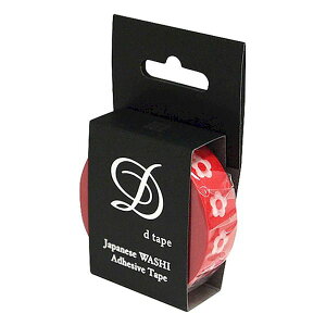 (LINE�N�[�|���L)�i�J�o���V DT15-FLOWER-R �f�R�e�[�v�^FL�^15MM�^���b�h DT15FLOWERR