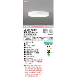 �I�[�f���b�N ODELIC OL291431BR LED�V�[�����O