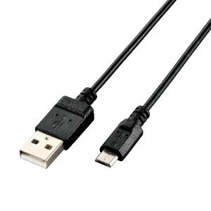 �G���R�� ELECOM U2C-JAMB09BK �G�RUSB2�D0�P�[�u���yA�|microB�^�C�v�z U2CJAMB09BK