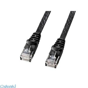 (LINE�N�[�|���L)�T�����T�v���C LA-FL6-05BK �J�e�S��6�t���b�gLAN�P�[�u�� LAFL605BK �u���b�N �p�\�R�����Ӌ@�� �t���b�g�P�[�u�� �X�g���[�g �c���܂�h�~