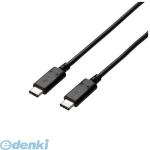 ELECOM �G���R�� U2C-CC5P15NBK USB2�D0�P�[�u���yType�|C�|TypeC�z U2CCC5P15NBK �u���b�N C-C�^�C�v PD�Ή� �F�ؕi
