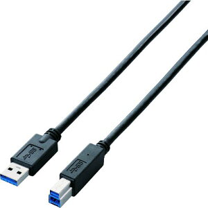 y[݌ɕizuvGR  USB3AB30BKRS USB3D0P[u A|B USB3-AB30BK ubN ELECOM RoHSwߏ ȈՃpbP[W 3m EU