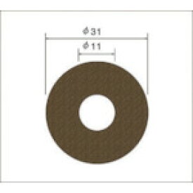 【あす楽対応】「直送」ナカニシ 64142 サンドペーパーディスク 100枚入 粒度＃80 基材：布 外径31mm