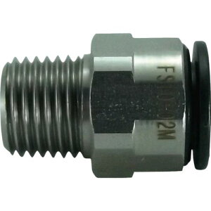 �y���[�݌ɕi�z�u�����v���c�ʏ� FS10-02M �t�@�C�uSUS���C���R�l�N�^ 10mm�ER1�^4 FS1002M 222-9340 �`���_ CHIYODA 4537327045026
