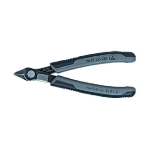 【即納在庫品】「直送」クニペックス KNIPEX 7871-125ESD エレクトロニクススーパーニッパー 輸入 工具 7871125ESD