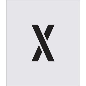 【即納在庫品】「直送」IM AST58 ステンシル X 文字サイズ150×95mm