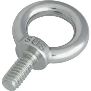 【即納在庫品】「直送」水本機械製作所 水本機械製作所 B312 ステンレス アイボルトブネジ 捻子径W−1/2 使用荷重2.16kN 379-0096 B-312 MIZUMOTO