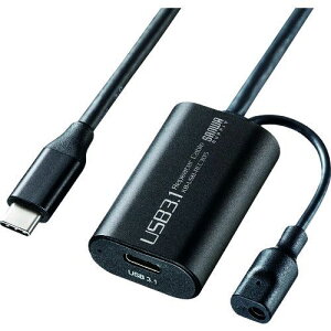 �y���[�݌ɕi�z�u�����vSANWA KB-USB-RCC305 5m����USB3�D1 Type C�|Type C�A�N�e�B�u���s�[�^�[�P�[�u�� KBUSBRCC305 �T�����T�v���C SUPPLY C�����P�[�u��