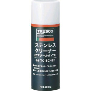 �y���[�݌ɕi�z�u�����v�g���X�R���R TRUSCO TC-SC420 �X�e�����X�N���[�i�[ 420ml TCSC420 256-8390