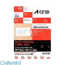 A-one エーワン 28177 パソコンプリンタ＆ワープロラベルシール プリンタ兼用 Canonキヤノワード　10面　20シート入 4906186281775