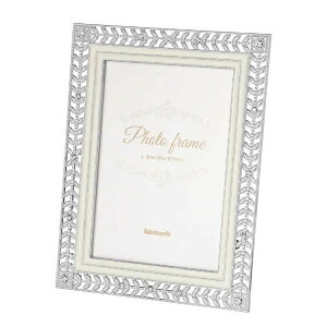 ナカバヤシ/フォトフレーム 金属製 エレガント L (F-TA-110-L-W) ホワイト Nakabayashi
